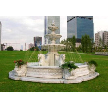 gran jardín piedra decoración mármol fuente de agua para la venta